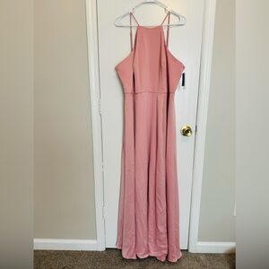 Celebrate DB Studio High Neck Chiffon Bridesmaid Dress Size 20